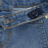 Completo 2 Pezzi Bambina con T-shirt Bianca e Jeans Ricamati | Levi’s