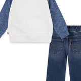 Completo 2 Pezzi Bambino con Felpa Orsetto e Jeans | Levi’s