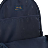 Zaino blu con logo ricamato rosso | Ralph Lauren