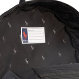 Zaino nero con logo ricamato bianco | Ralph Lauren
