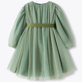 Abito in tulle con micro glitter | Il Gufo