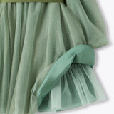 Abito in tulle con micro glitter | Il Gufo
