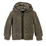 Giacca Teddy Verde con Cappuccio Bambina | Elsy