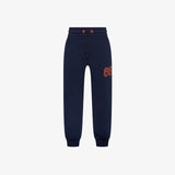 Pantaloni in felpa con logo fluo navy blue | Sun68