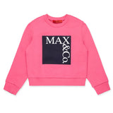 Felpa girocollo con logo | MAX&Co.