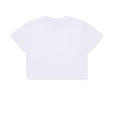 T-shirt cropped in jersey con ricamo cuore | MAX&Co.