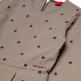 Abito corto in pied-de-poule a pois | Max&Co.