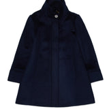Cappotto lungo A-shape in misto lana