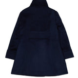 Cappotto lungo A-shape in misto lana