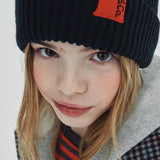 Berretto beanie in misto lana con patch | MAX&Co.