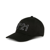 Cappellino da baseball in gabardine con marchio | N21