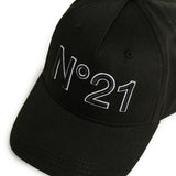 Cappellino da baseball in gabardine con marchio | N21