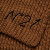 Sciarpa in misto lana con logo