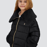 GIACCA IN NYLON ULTRALIGHT E LADY ALTERNATIVE FUR | Herno