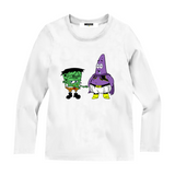 Maglia bianca maniche lunghe Pokemonster | Mousse Kids