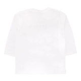 T-shirt a maniche lunghe con logo Marni