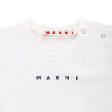 T-shirt a maniche lunghe con logo Marni