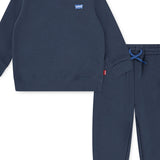 Completo 2 Pezzi Bambino Felpa e Pantaloni Blu | Levi’s