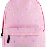 Zaino rosa con logo multicolor | Ralph Lauren