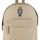 Zaino beige con orsetto ricamato | Ralph Lauren