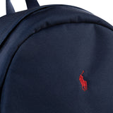 Zaino blu con logo ricamato rosso | Ralph Lauren