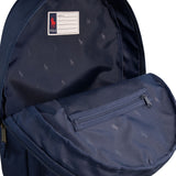 Zaino blu con logo ricamato rosso | Ralph Lauren
