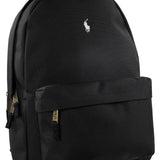 Zaino nero con logo ricamato bianco | Ralph Lauren