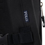 Zaino nero con logo ricamato bianco | Ralph Lauren