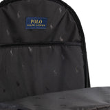 Zaino nero con logo ricamato bianco | Ralph Lauren