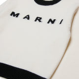 Maglia di lana e cashmere con logo Marni