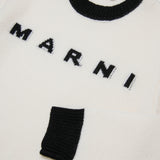 Maglia di lana e cashmere con logo Marni