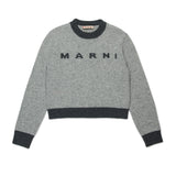 Maglia di lana e cashmere con logo Marni