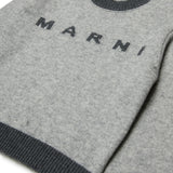 Maglia di lana e cashmere con logo Marni