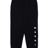 Pantalone nero per bambini con logo