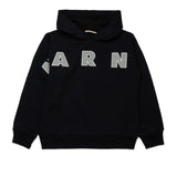 Felpa con cappuccio e logo Patch Marni ricamato | MARNI