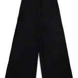 Pantalone nero per bambina con logo