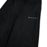 Pantalone nero per bambina con logo