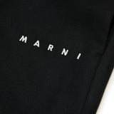 Pantalone nero per bambina con logo