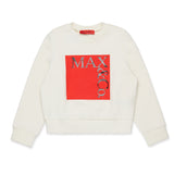 Felpa girocollo con logo | MAX&Co.
