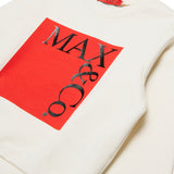 Felpa girocollo con logo | MAX&Co.