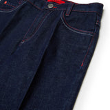 Jeans regular blu scuro con piega | MAX&Co.