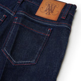Jeans regular blu scuro con piega | MAX&Co.