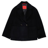Cappotto caban doppiopetto in lana rasata | MAX&Co.