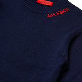 Pullover in misto lana con logo ricamato | MAX&Co.
