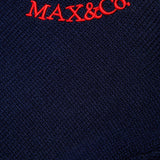 Pullover in misto lana con logo ricamato | MAX&Co.
