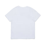 T-shirt bianca con logo ricamato N°21 | N°21 Kids