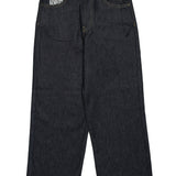 Jeans relaxed in denim scuro