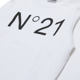 Felpa con logo N21 Bianca