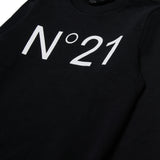 Felpa con logo N21 Nera