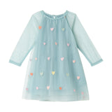 Abito a Maniche Lunghe con Ricamo Cuore | Stella McCartney